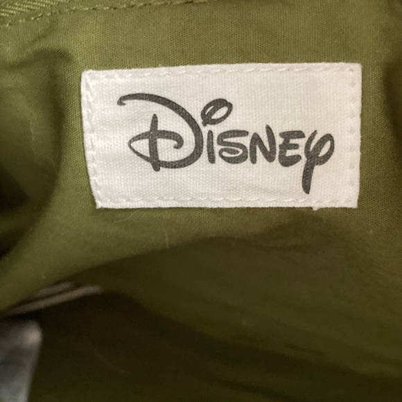 Disney Bambi & Flower Quilted Tote Brown Trim Floral Embroidered Straps - Picture 2 of 11